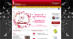 Desktop Screenshot of hebeiskola.hu